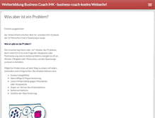 Tablet Screenshot of business-coach-koeln.com